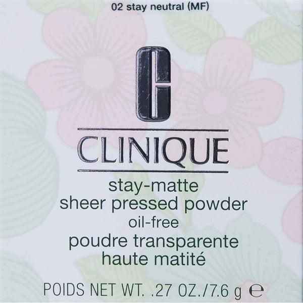 Clinique Clinique Stay Matte Sheer Pressed Powder 7.6G - 02 Stay Neutral - Health & Beauty > Personal Care > Cosmetics > Makeup > Face Makeup > Foundations & Concealers Face Powder
