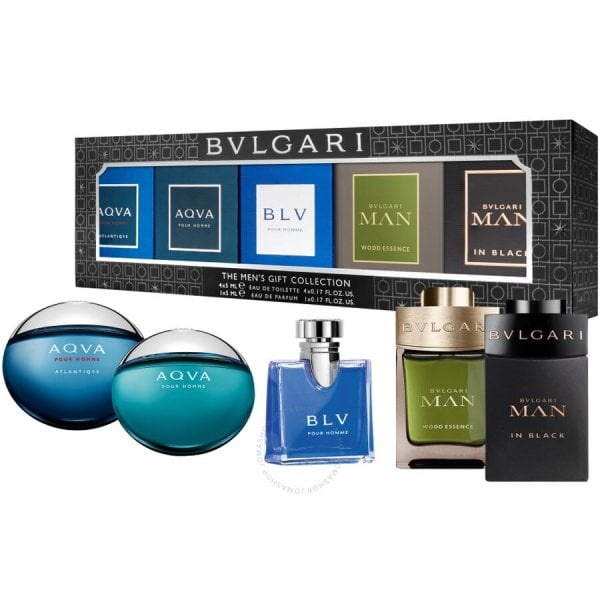 Bvlgari Bvlgari Men Miniature Collection Gift Set 4 X 5ml EDT + 5ml EDP Spray - Health & Beauty > Personal Care > Cosmetics > Perfumes & Colognes > Eaux De Toilette