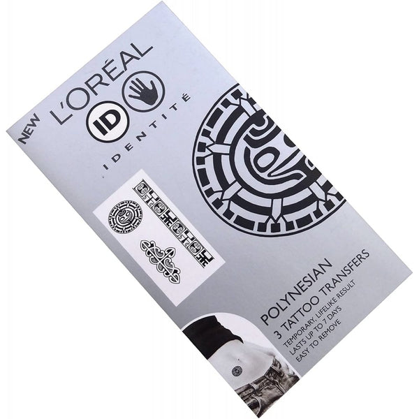 L'Oreal Loreal Identite Tattoo Body Art Transfers Polynesian - Health & Beauty > Personal Care > Cosmetics > Cosmetic Tools > Makeup Tools > Makeup Brushes Tattoo