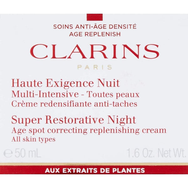 Clarins Clarins Super Restorative Night Wear Cream 50ml - Health & Beauty > Personal Care > Cosmetics > Skin Care > Face Moisturizers Cream
