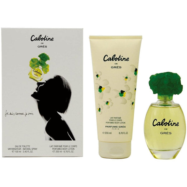 Gres Gres Cabotine Gift Set For Her 100ml EDT Spray + 100ml Body Lotion - Health & Beauty > Personal Care > Cosmetics > Bath & Body Gift Sets