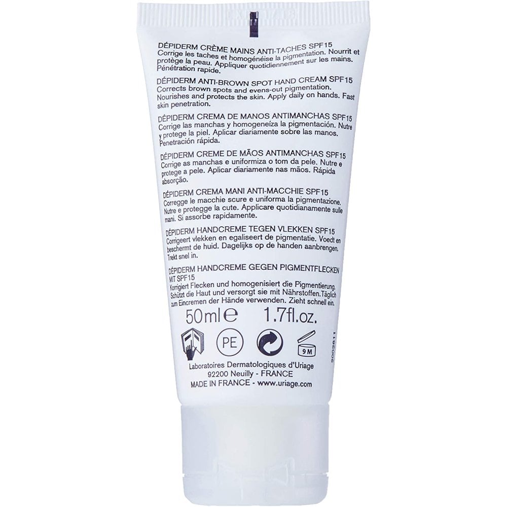 Uriage Uriage Depiderm Anti Brown Spot Hand Cream 50ml SPF15 -
