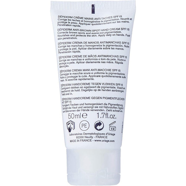 Uriage Uriage Depiderm Anti Brown Spot Hand Cream 50ml SPF15 -