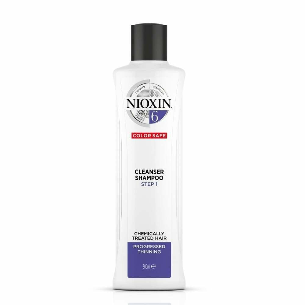 Wella Wella Nioxin Cleanser Shampoo For Medium To Course Hair No6 Noticeably 300ml -