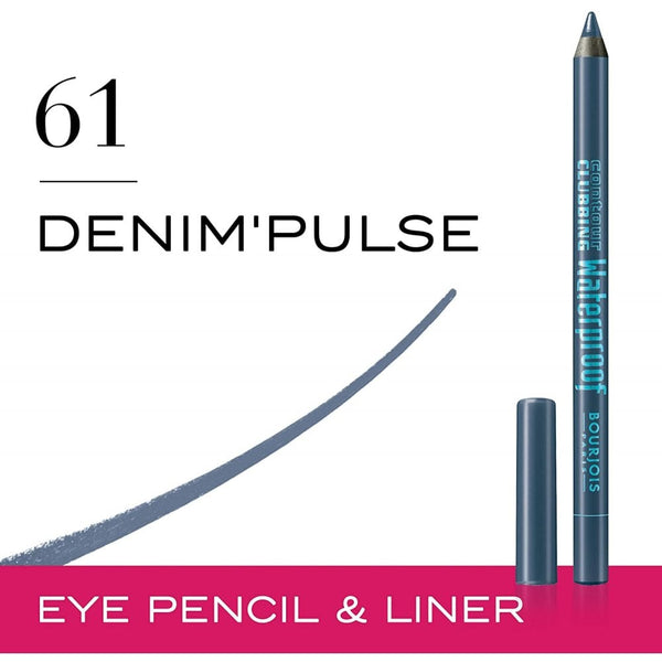 Bourjois Contour Clubbing Waterproof Eye Liner - 61 Denim Pulse
