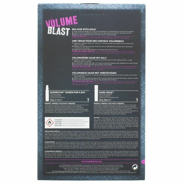 Tigi Tigi Bed Head Volume Blast G/S 311Ml Thickening Spray + 385ml Hairspray -