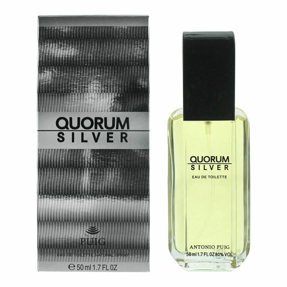 Puig Puig Antonio Puig Quorum Silver 50ml EDT Spray - Health & Beauty > Personal Care > Cosmetics > Perfumes & Colognes > Eaux De Toilette EDT