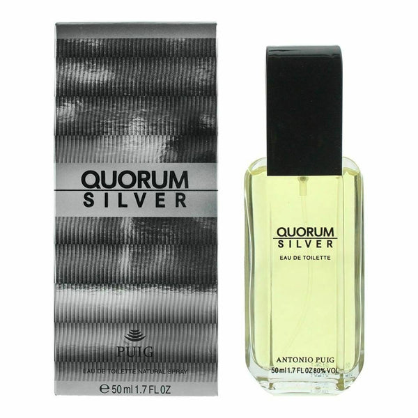 Puig Puig Antonio Puig Quorum Silver 50ml EDT Spray - Health & Beauty > Personal Care > Cosmetics > Perfumes & Colognes > Eaux De Toilette EDT