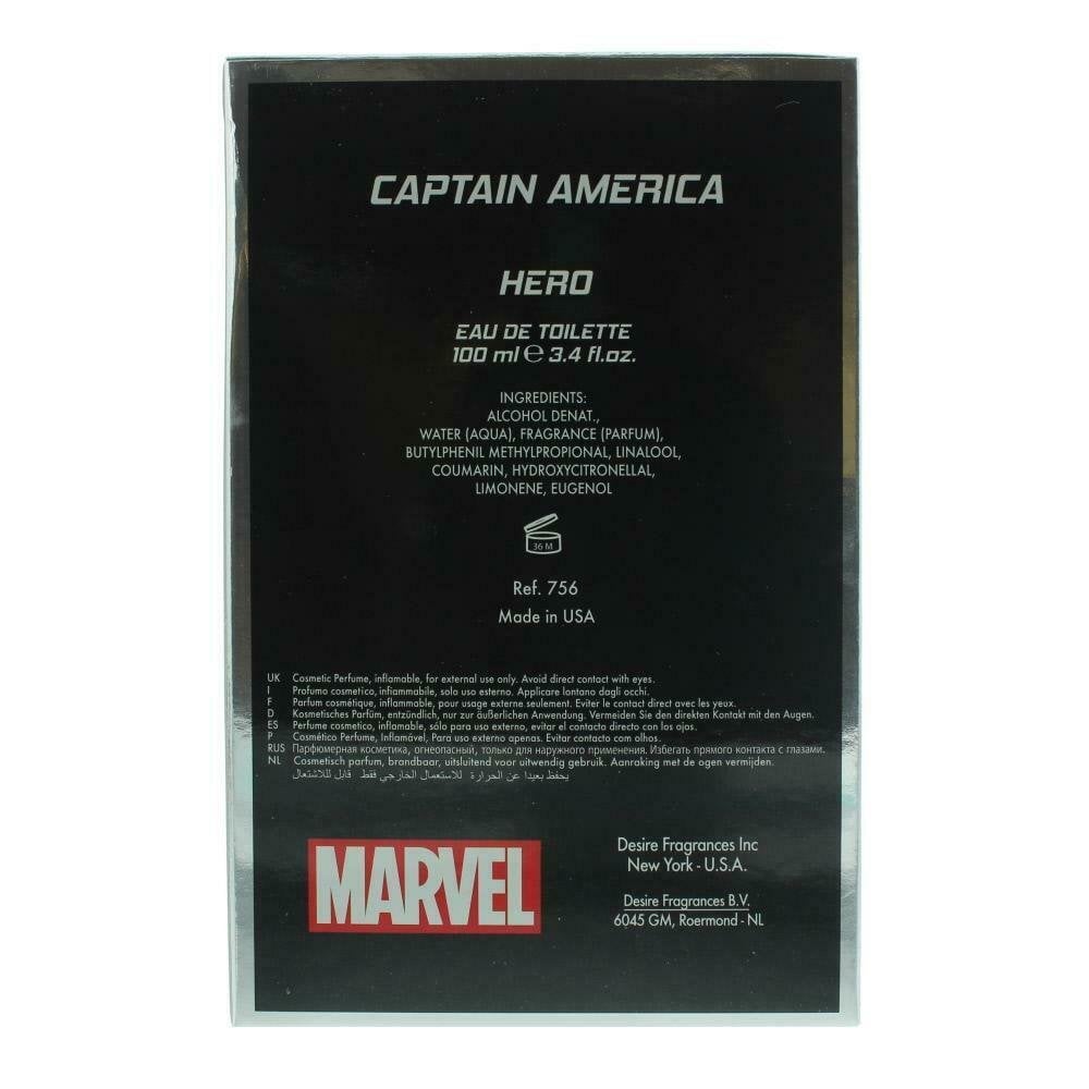 Marvel Marvel Captain America Hero 100ml EDT Spray -