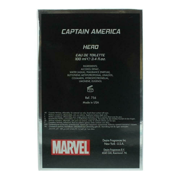 Marvel Marvel Captain America Hero 100ml EDT Spray -
