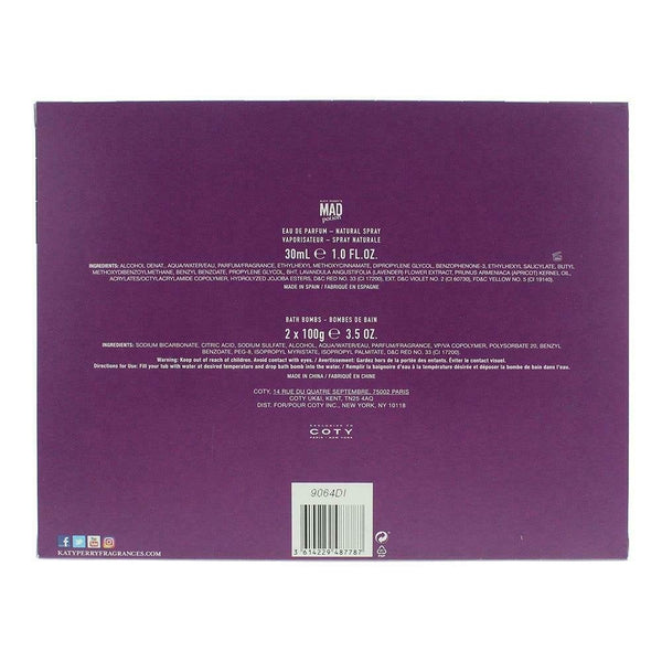 Katy Perry Katy Perry Mad Potion Gift Set 30ml EDP Spray + 2 X 100G Bath Bomb - Health & Beauty > Personal Care > Cosmetics > Perfumes & Colognes EDP