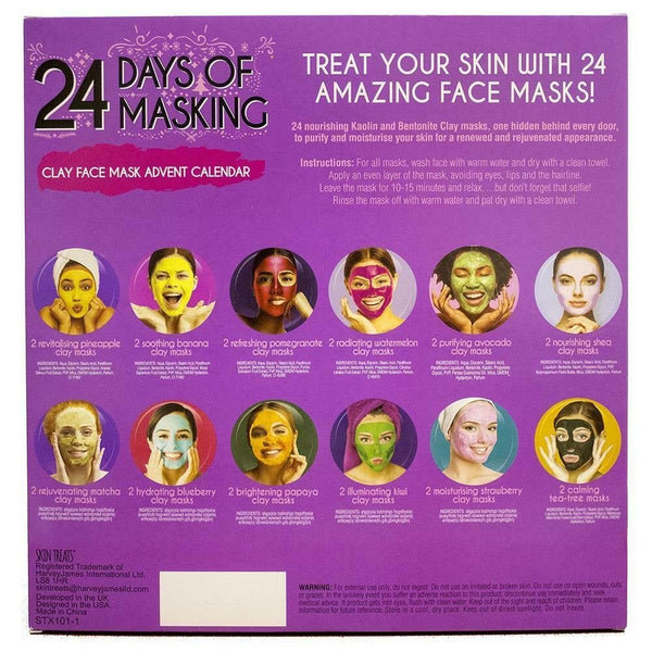 Skin Treats Skin Treats 24 Days Of Masking 24 Piece Gift Set - Health & Beauty > Personal Care > Cosmetics > Skin Care > Skin Care Masks & Peels FACE MASKS