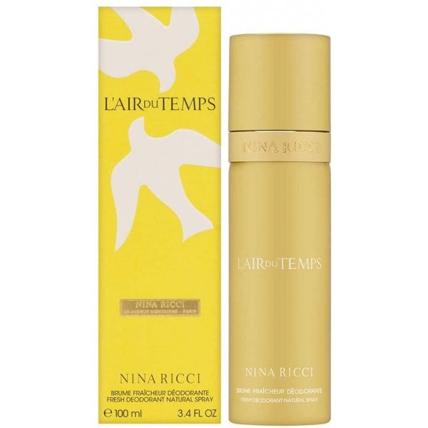 Nina Ricci Nina Ricci L'Air Du Temps 100ml Deodorant Spray - Health & Beauty > Personal Care > Deodorants & Anti-Perspirant > Deodorants Deodorant