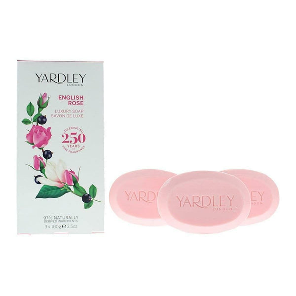 Yardley Yardley English Rose 3X Soaps - Health & Beauty > Personal Care > Cosmetics > Bath & Body > Body Wash Soap