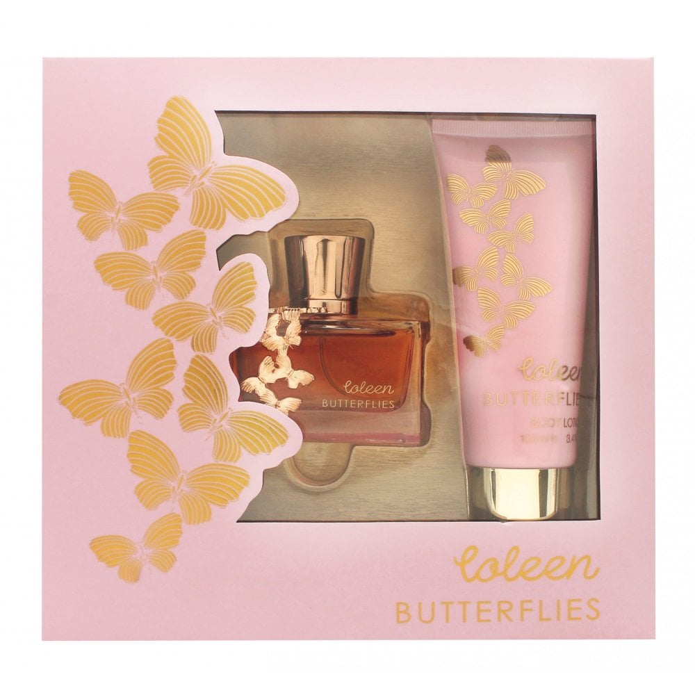 Coleen Coleen Butterflies Gift Set 50ml EDT Spray + 100ml Body Lotion - Health & Beauty > Personal Care > Cosmetics > Perfumes & Colognes Kit