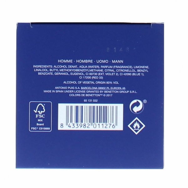 Benetton Benetton Colors Man Blue 100ml EDT Spray -