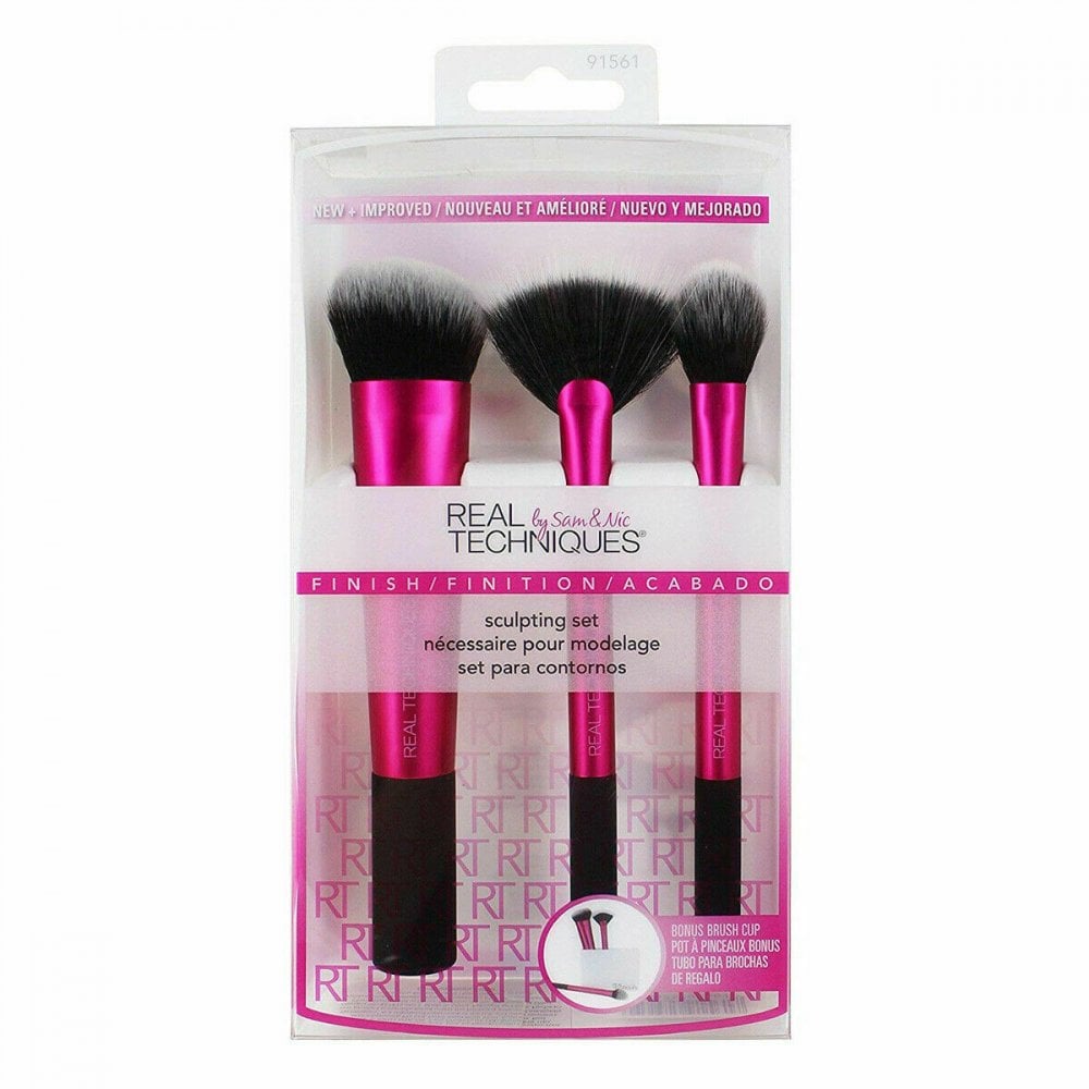 Real Techniques Real Techniques Makeup Foundation Powder Blush Sculpting Cosmetics Brushes -