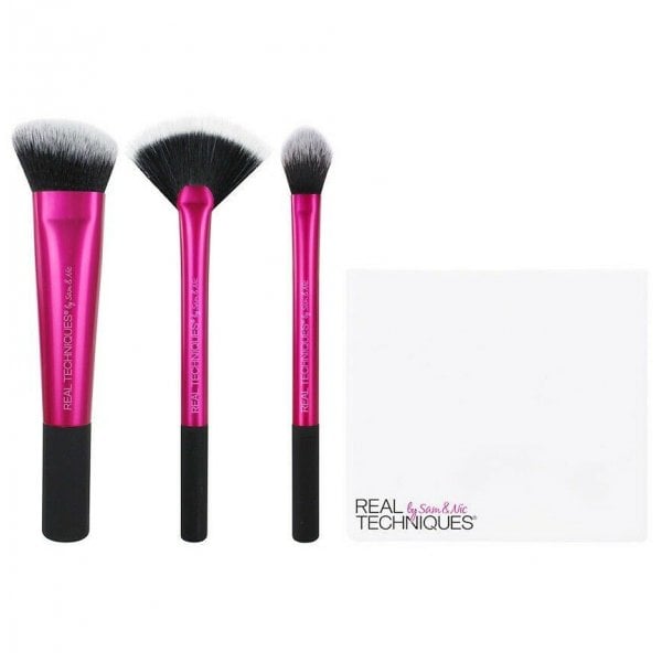 Real Techniques Real Techniques Makeup Foundation Powder Blush Sculpting Cosmetics Brushes -