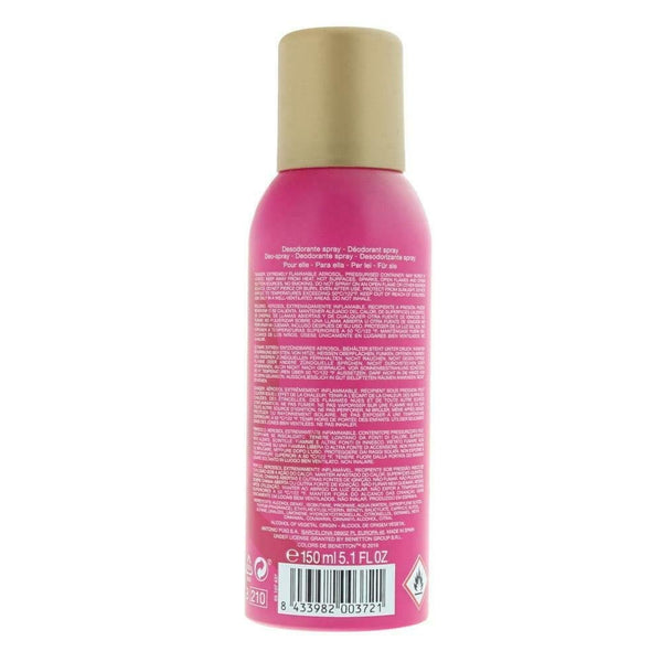 Benetton Benetton Colors De Benetton Pink 150ml Deodorant Spray - Health & Beauty > Personal Care > Deodorants & Anti-Perspirant > Deodorants Body Care
