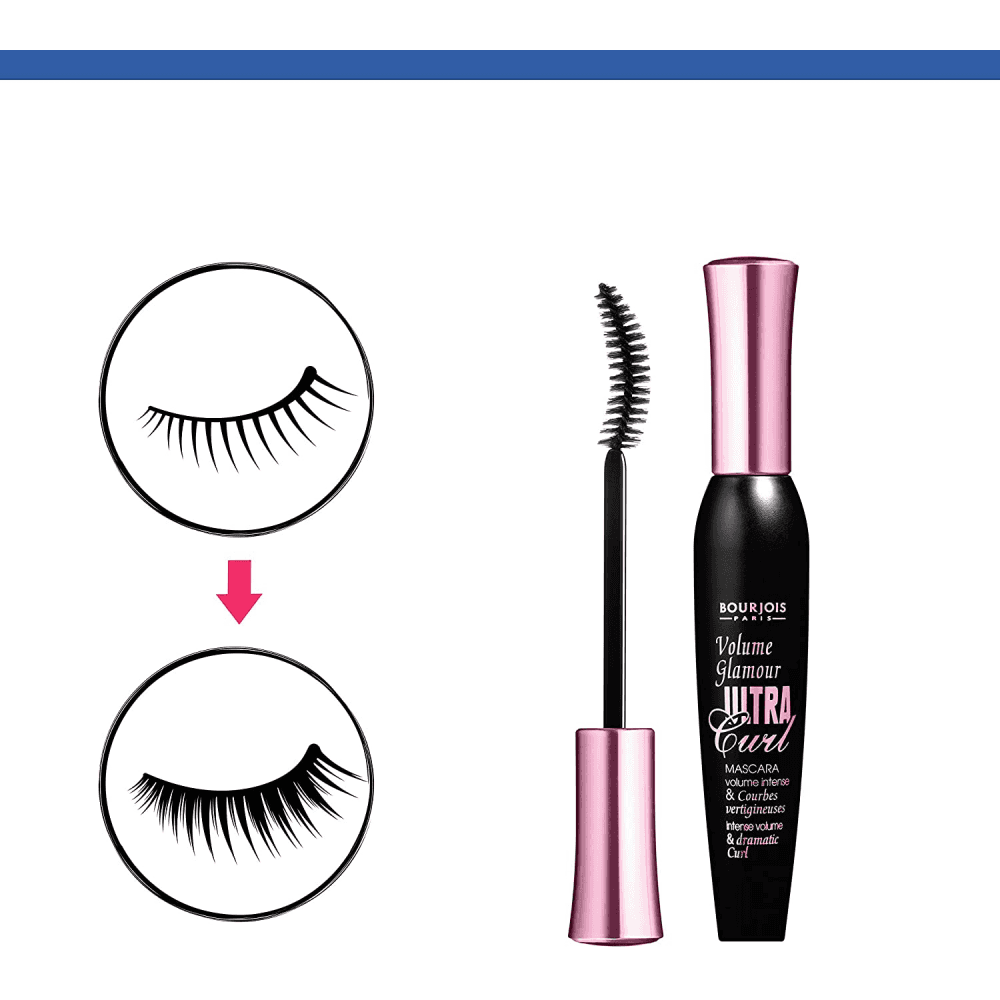Bourjois Volume Glamour Ultra Curl Mascara Doubles Volume 12ml - 01 Black Curl