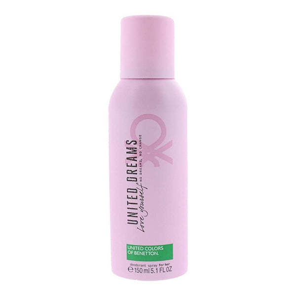 Benetton Benetton United Colors Of Benetton United Dreams Love Yourself Deodorant Spray For Her 150ml - Health & Beauty > Personal Care > Deodorants & Anti-Perspirant > Deodorants DEODORANT SPRAY