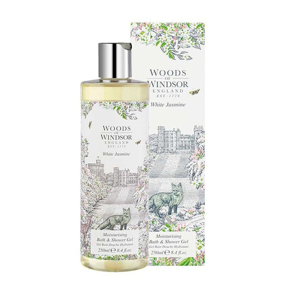 Woods of Windsor Woods Of Windsor White Jasmine Bath & Shower Gel 250ml - Health & Beauty > Personal Care > Cosmetics > Bath & Body > Body Wash Bath And Shower