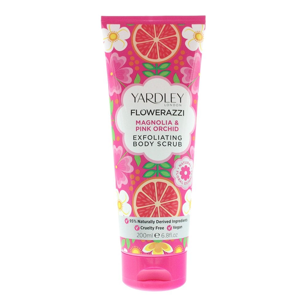 Yardley Yardley Flowerazzi Magnolia & Pink Orchid Body Scrub 200ml - Health & Beauty > Personal Care > Cosmetics > Skin Care > Lotions & Moisturizers Body Scrub