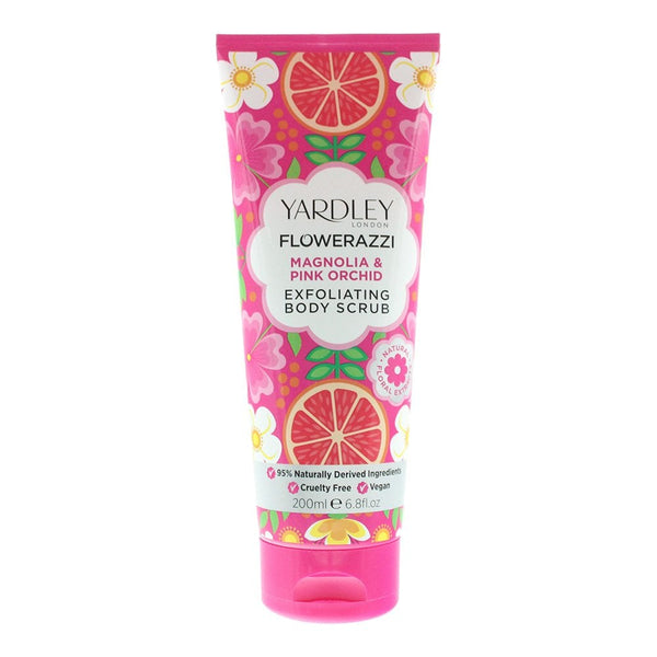 Yardley Yardley Flowerazzi Magnolia & Pink Orchid Body Scrub 200ml - Health & Beauty > Personal Care > Cosmetics > Skin Care > Lotions & Moisturizers Body Scrub