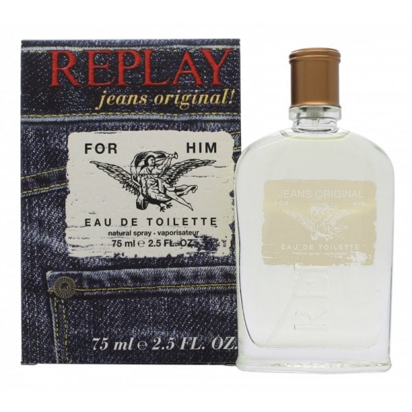 Replay Replay Jeans Original For Him 75ml EDT Spray - Health & Beauty > Personal Care > Cosmetics > Perfumes & Colognes > Eaux De Toilette EDT