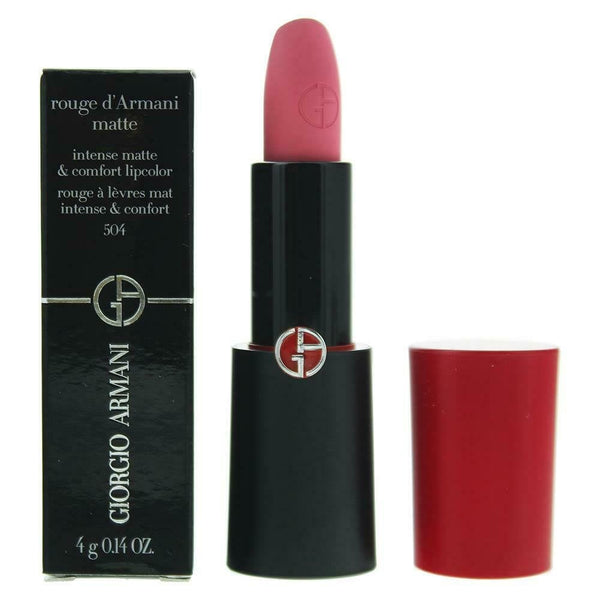 Giorgio Armani Giorgio Armani Rouge D'Armani Matte Lipcolor 4G - 504 Russian Rose - Health & Beauty > Personal Care > Cosmetics > Makeup > Lip Makeup > Lipsticks Cosmetics