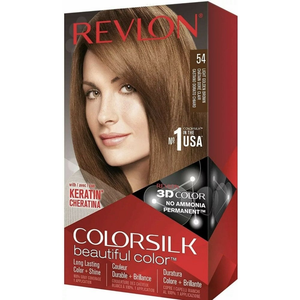 Revlon Revlon Colorsilk Hair Dye - 54 Light Golden Brown - Health & Beauty > Personal Care > Cosmetics Hair Dye