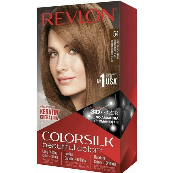 Revlon Revlon Colorsilk Hair Dye - 54 Light Golden Brown - Health & Beauty > Personal Care > Cosmetics Hair Dye