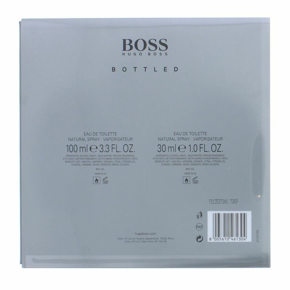 Hugo Boss Hugo Boss Bottled 100ml EDT Spray + 30ml EDT Spray Gift Set -