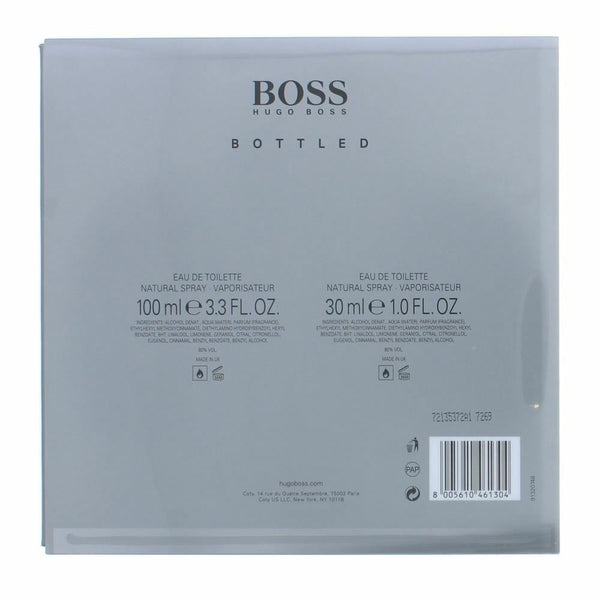 Hugo Boss Hugo Boss Bottled 100ml EDT Spray + 30ml EDT Spray Gift Set -