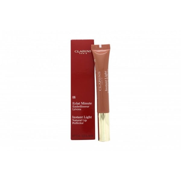 Clarins Natural Lip Perfector Instant Lip Balm Gel - 06 Rosewood Shimmer