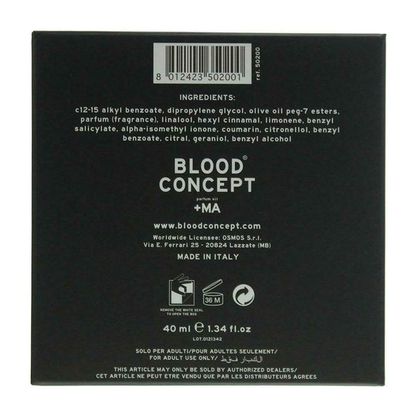 Blood Concept Blood Concept +Ma Oil Parfum 40ml Dropper - Health & Beauty > Personal Care > Cosmetics > Perfumes & Colognes EDT