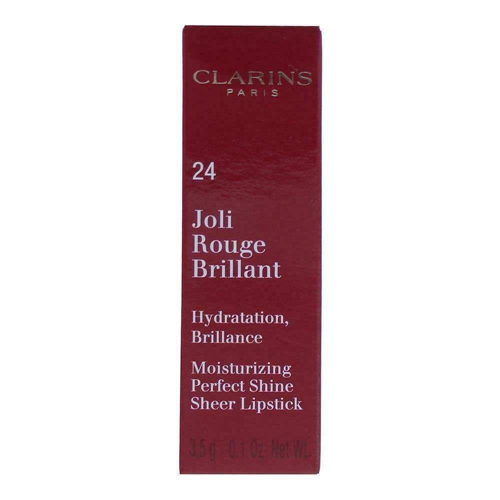 Clarins Joli Rouge Brilliant Perfect Shine Sheer Lipstick 3.5G - 24 Watermelon