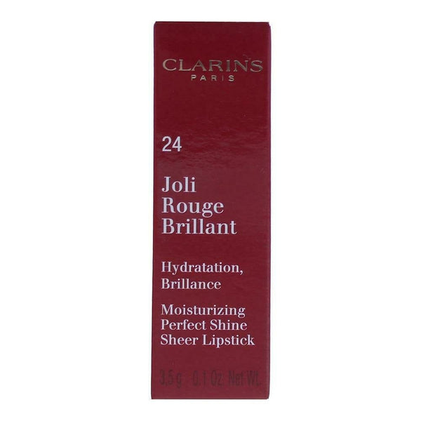 Clarins Joli Rouge Brilliant Perfect Shine Sheer Lipstick 3.5G - 24 Watermelon