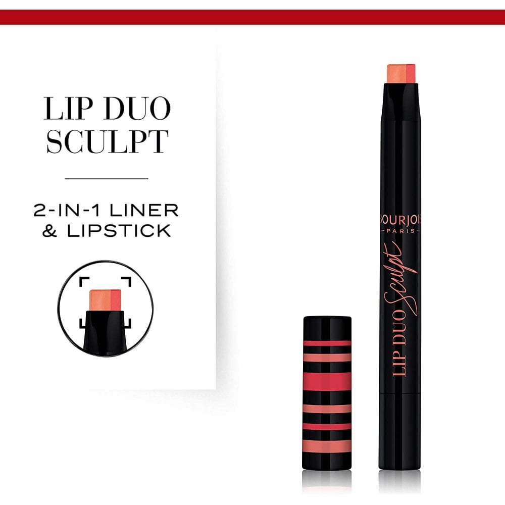 Bourjois Bourjois Paris Lip Duo Sculpt 2 In 1 Liner And Lipstick 0.5G - Peach Shake - Health & Beauty > Personal Care > Cosmetics > Makeup > Lip Makeup > Lipsticks Lipstick