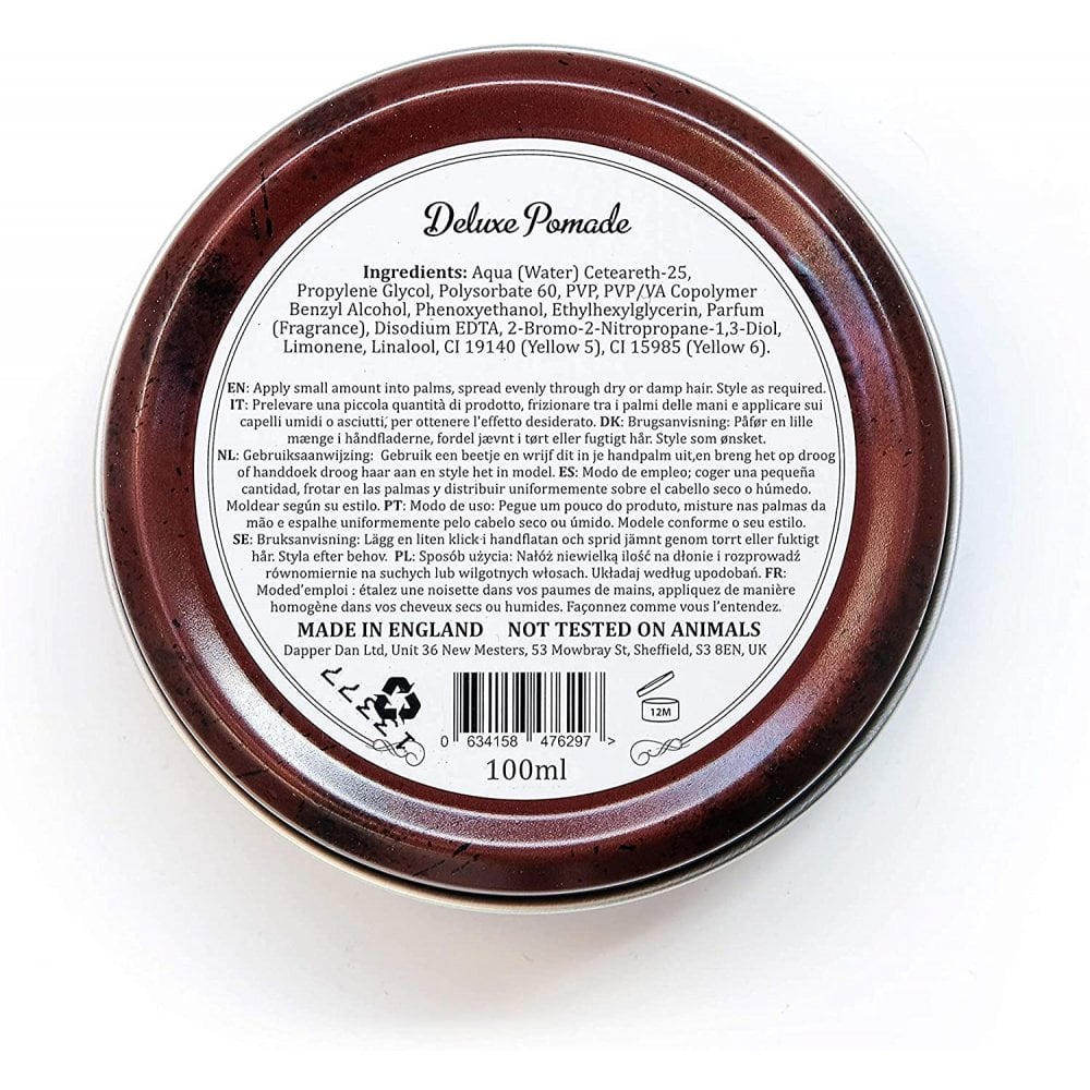 Dapper Dan Dapper Dan Medium Hold Medium Shine Deluxe Pomade 100ml -