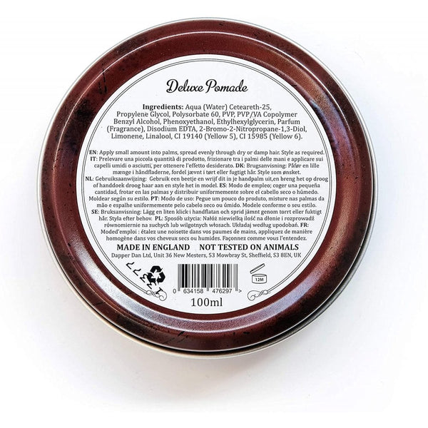 Dapper Dan Dapper Dan Medium Hold Medium Shine Deluxe Pomade 100ml -