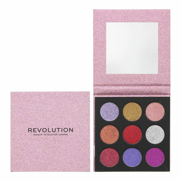 Revolution London Revolution Makeup London Pressed Glitter Palette - Diva - Health & Beauty > Personal Care > Cosmetics > Makeup > Eye Makeup > Eye Shadows PALETTE