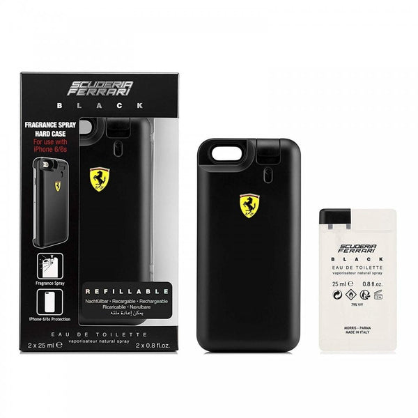Ferrari Ferrari Black Gift Set 2 X 25ml EDT+ Fragrance Spray Hard Case For Iphone 6 -