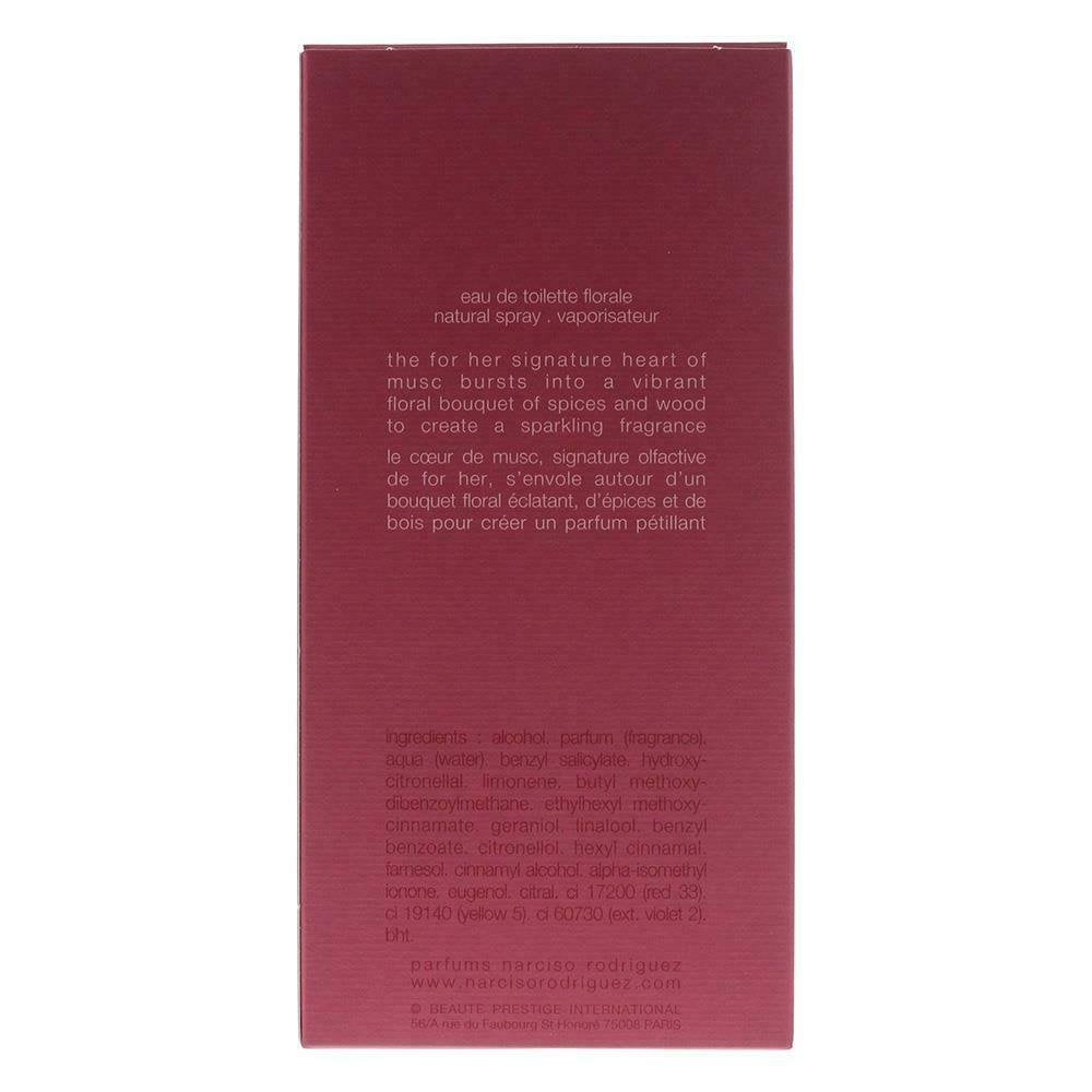 Narciso Rodriguez Narciso Rodriguez For Her Fleur Musc 100ml EDT Spray - Health & Beauty > Personal Care > Cosmetics > Perfumes & Colognes > Eaux De Toilette EDT