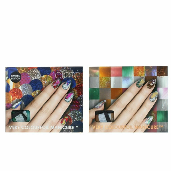 Ciate Ciate Colourfoil Duo Set Green & Grey Kaleidoscopic Klash & Wonderland - Health & Beauty > Personal Care > Cosmetics > Nail Care > Nail Polishes Nailcare