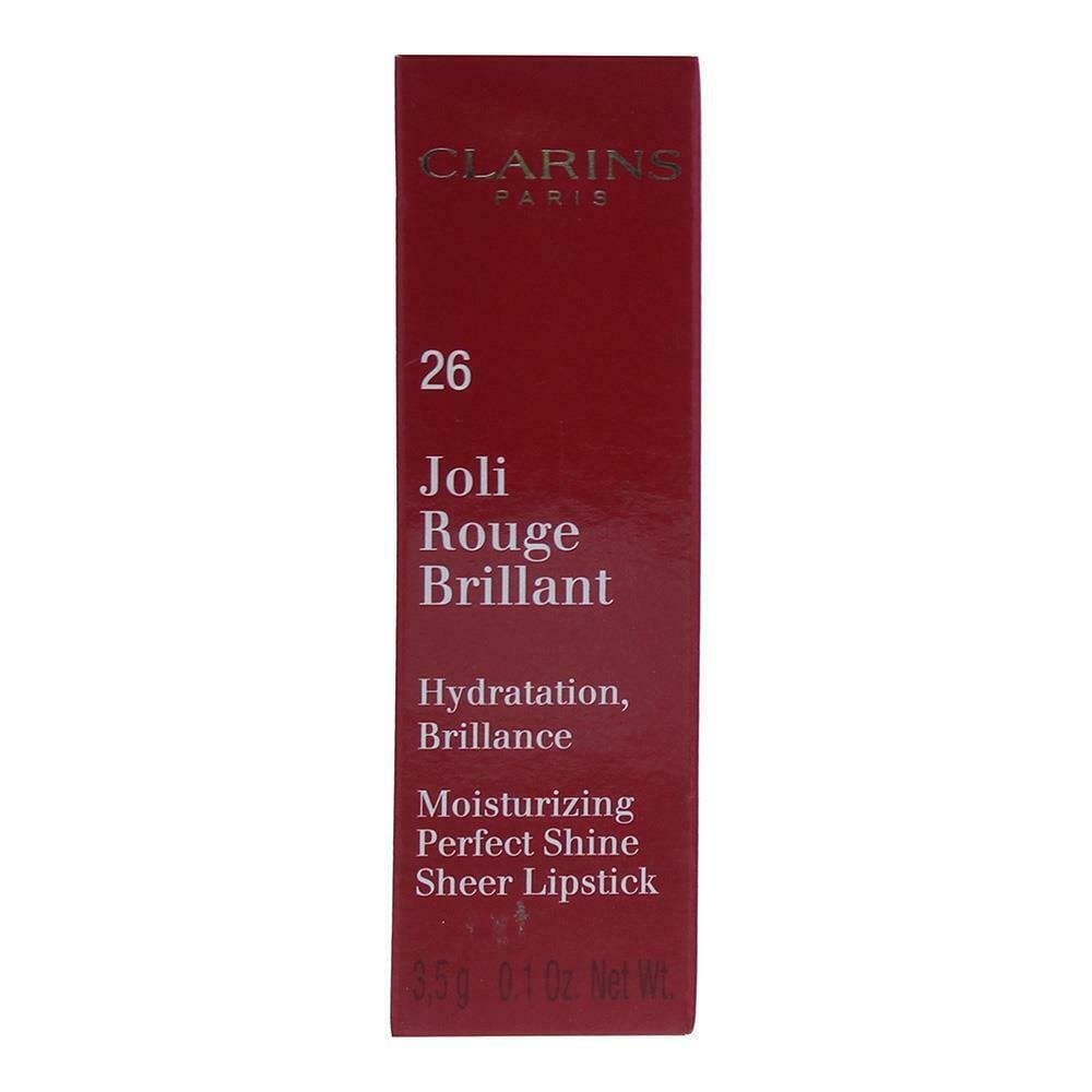 Clarins Joli Rouge Brilliant Perfect Shine Sheer Lipstick 3.5G - 26 Hibiscus