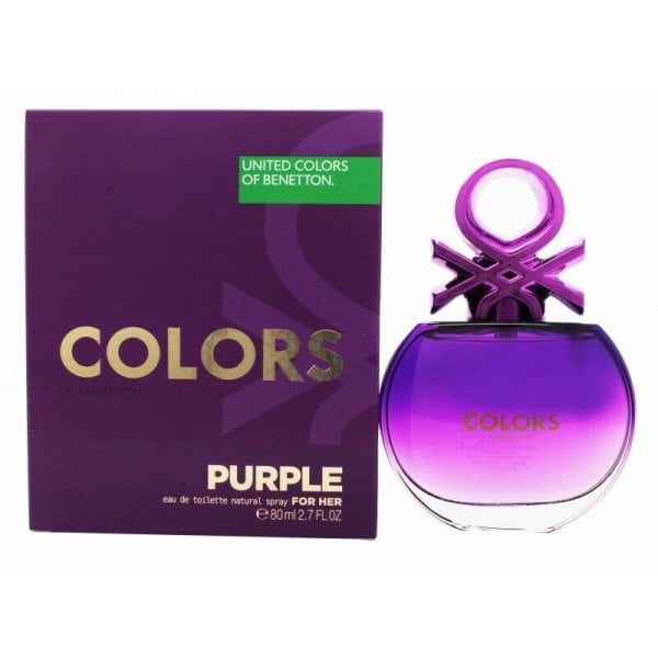 Benetton Benetton Colors For Her Purple 80ml EDT Spray - Health & Beauty > Personal Care > Cosmetics > Perfumes & Colognes > Eaux De Toilette EDT