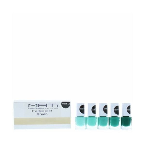 MATI Mati Professional Nails Gift Set Green 5 X 5 Nail Polish - Health & Beauty > Personal Care > Cosmetics > Nail Care > Nail Polishes Nail Polish