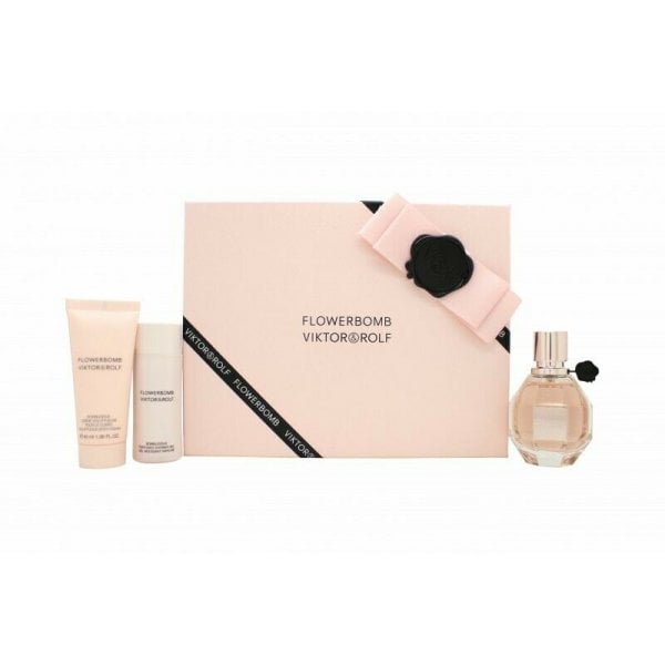 Viktor & Rolf Viktor & Rolf Flowerbomb Gift Set 50ml EDP + 50ml Body Lotion + 50ml Shower Gel -