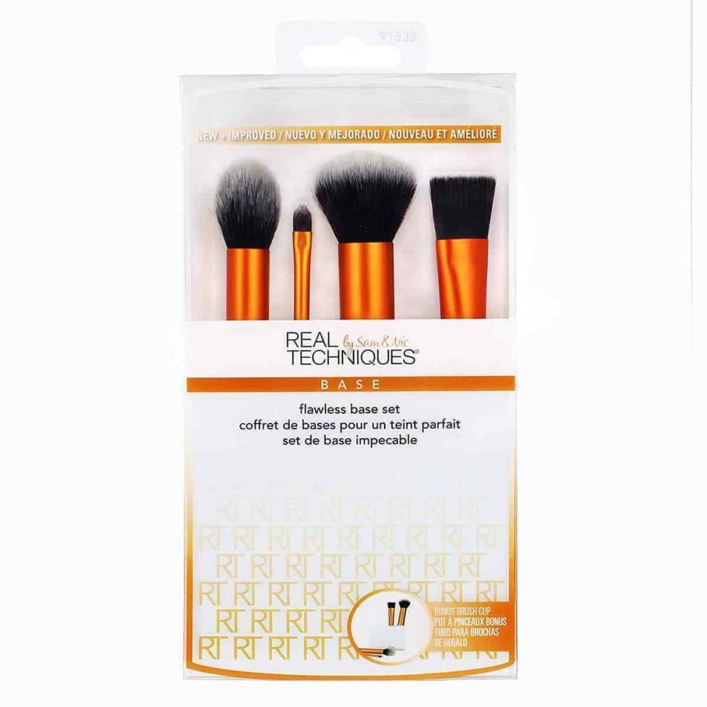 Real Techniques Real Techniques Flawless Base Makeup Brush Set -